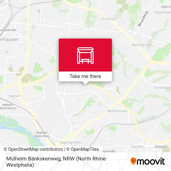 Карта Mülheim Bänkskenweg