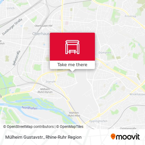 Mülheim Gustavstr. map