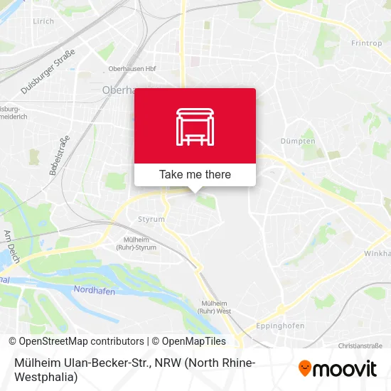 Карта Mülheim Ulan-Becker-Str.