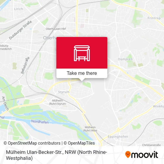 Карта Mülheim Ulan-Becker-Str.
