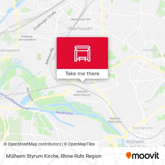 Mülheim Styrum Kirche map