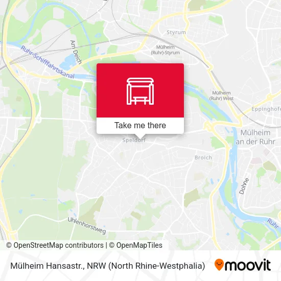Карта Mülheim Hansastr.