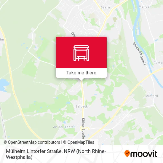 Карта Mülheim Lintorfer Straße