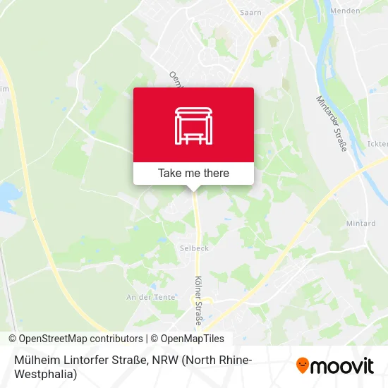 Карта Mülheim Lintorfer Straße