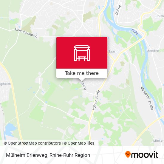 Mülheim Erlenweg map