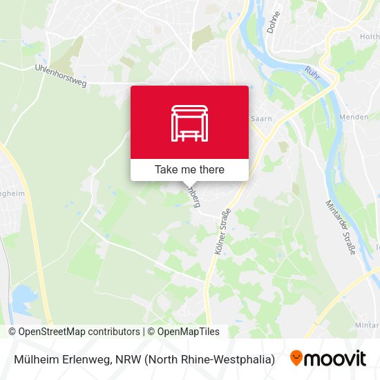 Карта Mülheim Erlenweg