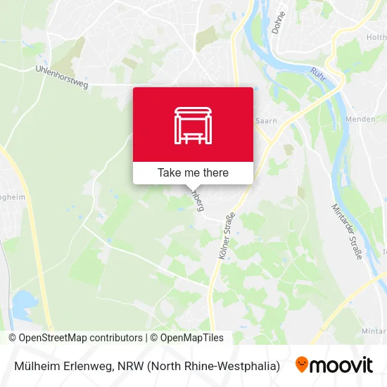 Карта Mülheim Erlenweg