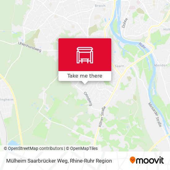 Mülheim Saarbrücker Weg map