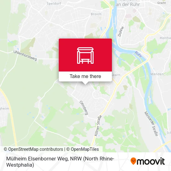 Карта Mülheim Elsenborner Weg