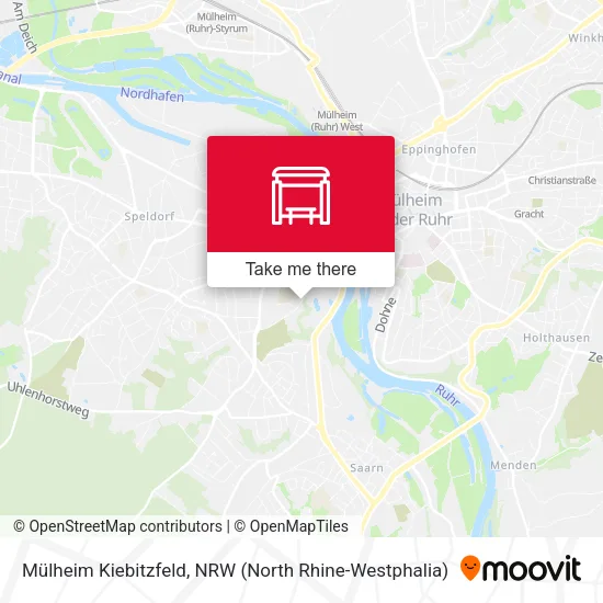 Карта Mülheim Kiebitzfeld