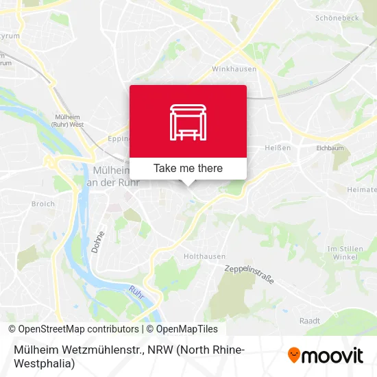 Карта Mülheim Wetzmühlenstr.