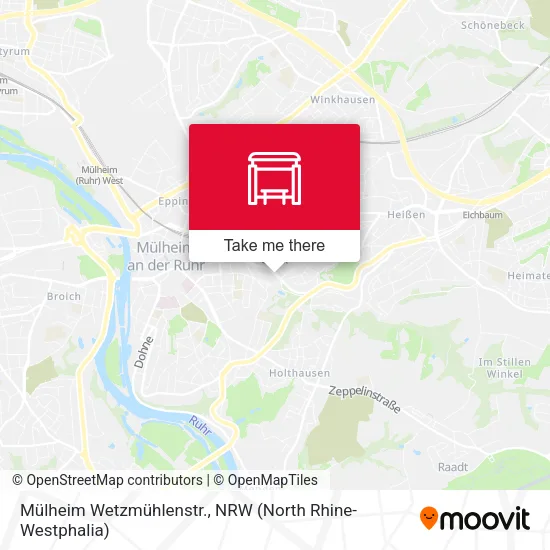 Карта Mülheim Wetzmühlenstr.