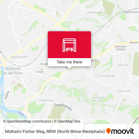 Карта Mülheim Fünter Weg