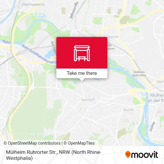 Карта Mülheim Ruhrorter Str.
