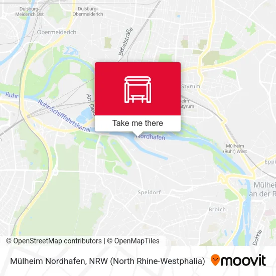 Карта Mülheim Nordhafen