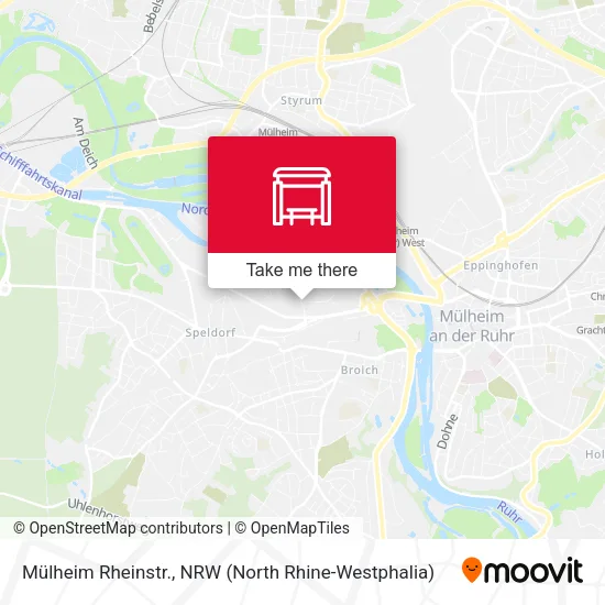 Карта Mülheim Rheinstr.