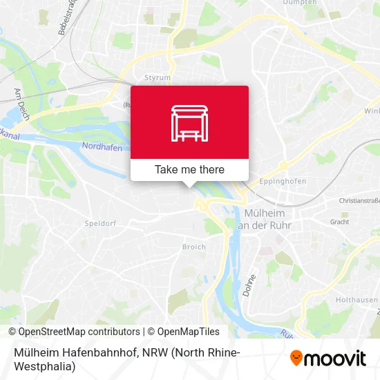 Карта Mülheim Hafenbahnhof