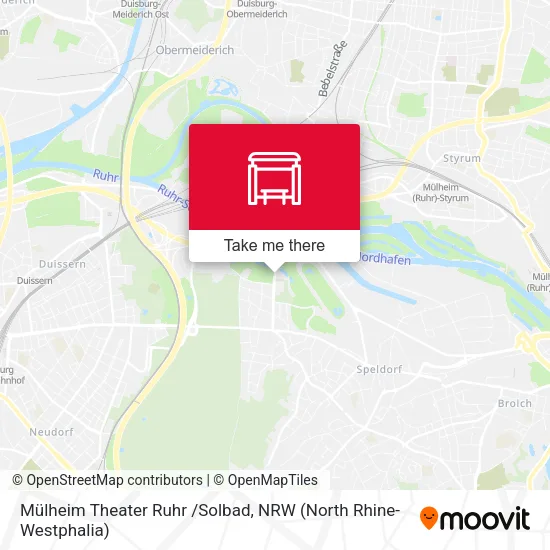 Карта Mülheim Theater Ruhr /Solbad
