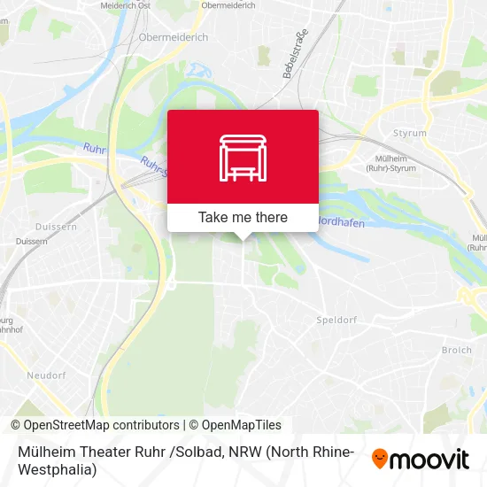 Карта Mülheim Theater Ruhr /Solbad