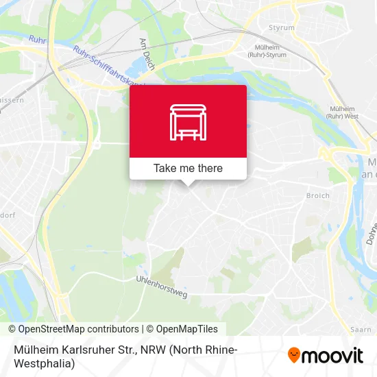 Карта Mülheim Karlsruher Str.