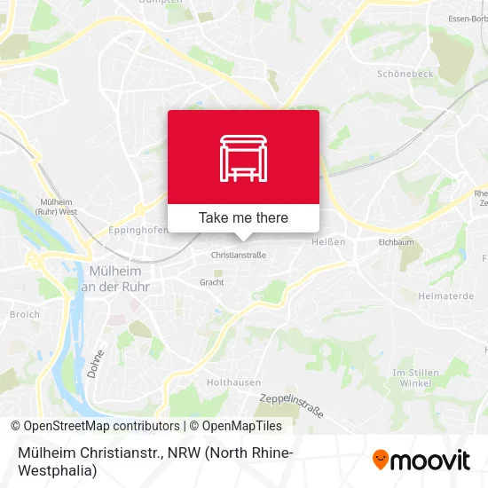 Карта Mülheim Christianstr.