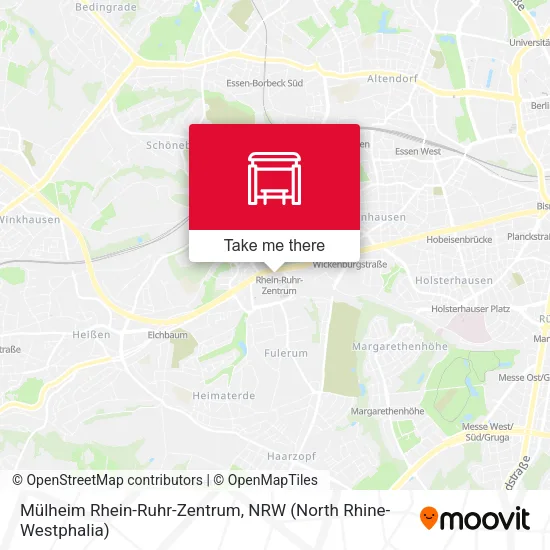 Карта Mülheim Rhein-Ruhr-Zentrum