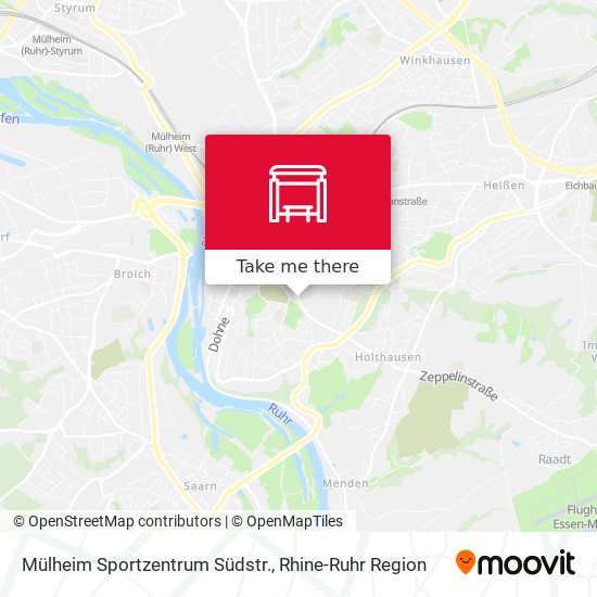 Mülheim Sportzentrum Südstr. map