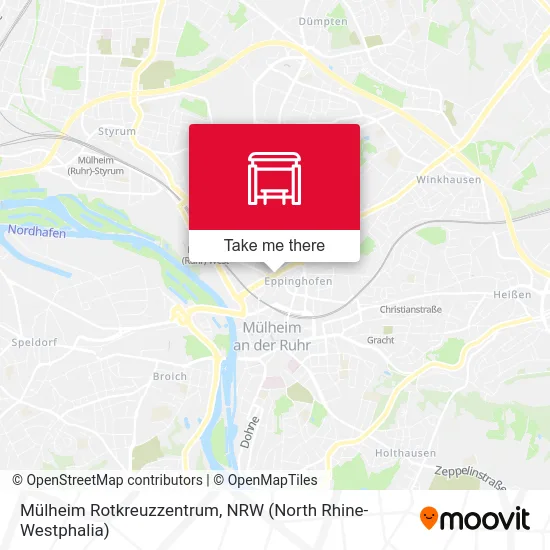 Карта Mülheim Rotkreuzzentrum
