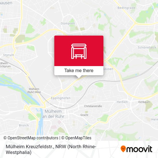 Карта Mülheim Kreuzfeldstr.