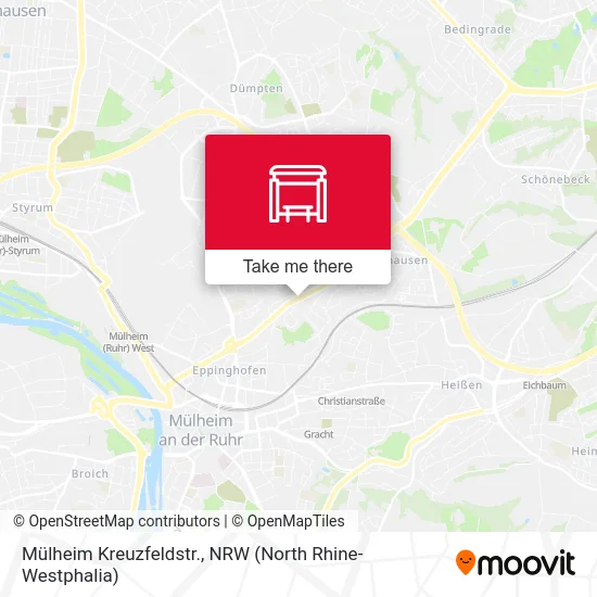 Карта Mülheim Kreuzfeldstr.