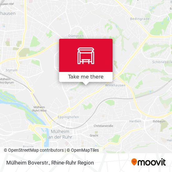 Mülheim Boverstr. map