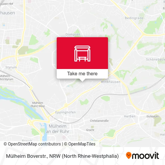 Mülheim Boverstr. map
