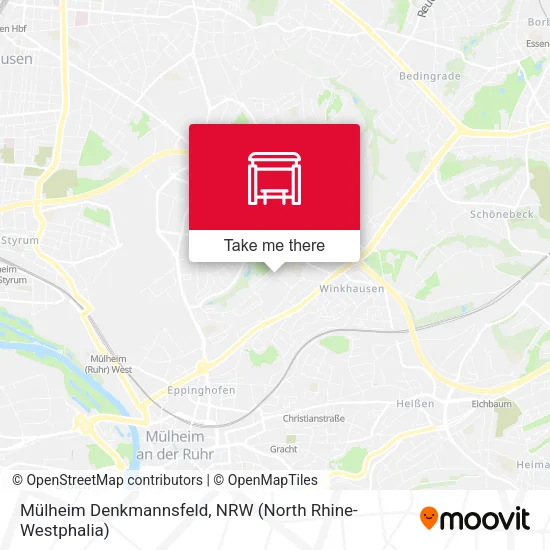 Карта Mülheim Denkmannsfeld