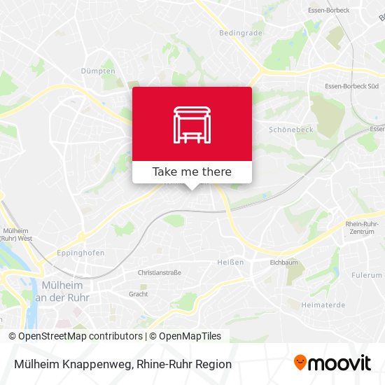 Mülheim Knappenweg map