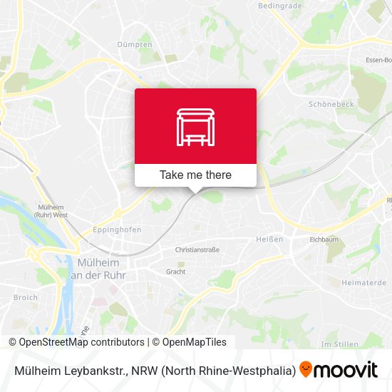 Карта Mülheim Leybankstr.