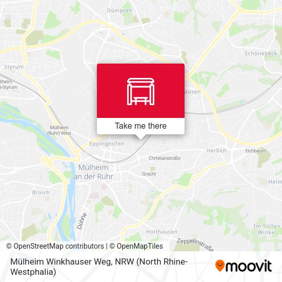 Карта Mülheim Winkhauser Weg