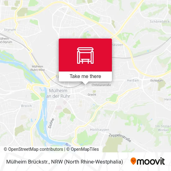 Карта Mülheim Brückstr.