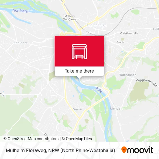 Карта Mülheim Floraweg