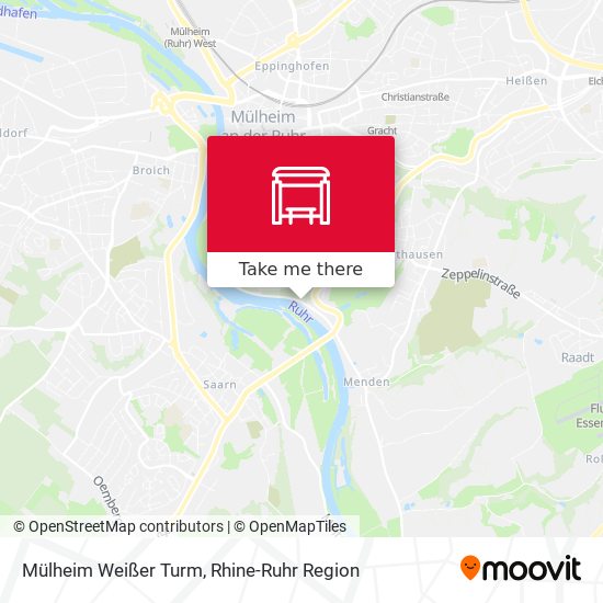 Mülheim Weißer Turm map