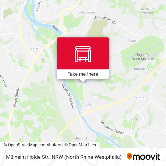 Карта Mülheim Holde Str.