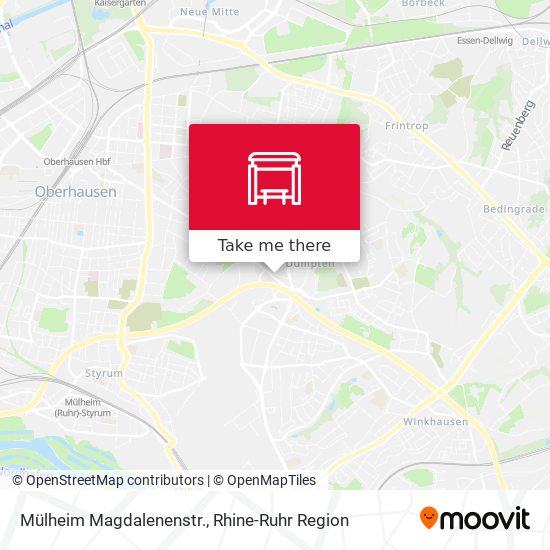 Mülheim Magdalenenstr. map