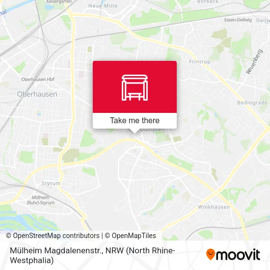 Карта Mülheim Magdalenenstr.