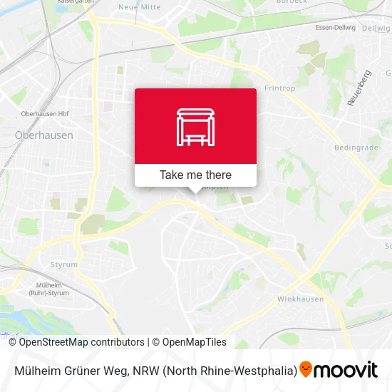 Карта Mülheim Grüner Weg