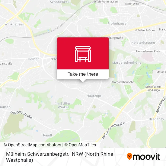 Карта Mülheim Schwarzenbergstr.
