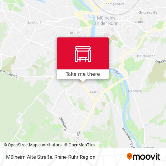 Mülheim Alte Straße map