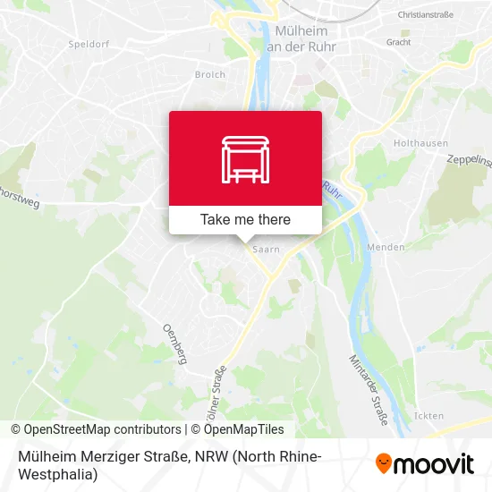 Карта Mülheim Merziger Straße