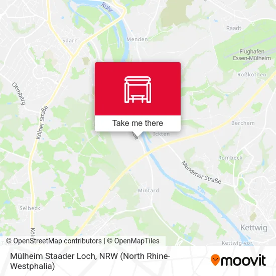 Карта Mülheim Staader Loch