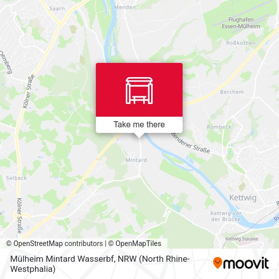Карта Mülheim Mintard Wasserbf