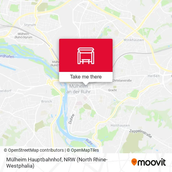 Карта Mülheim Hauptbahnhof