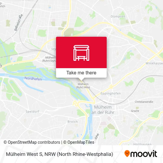 Карта Mülheim West S